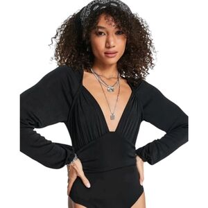 NWT Free People In Your Arms Bodysuit